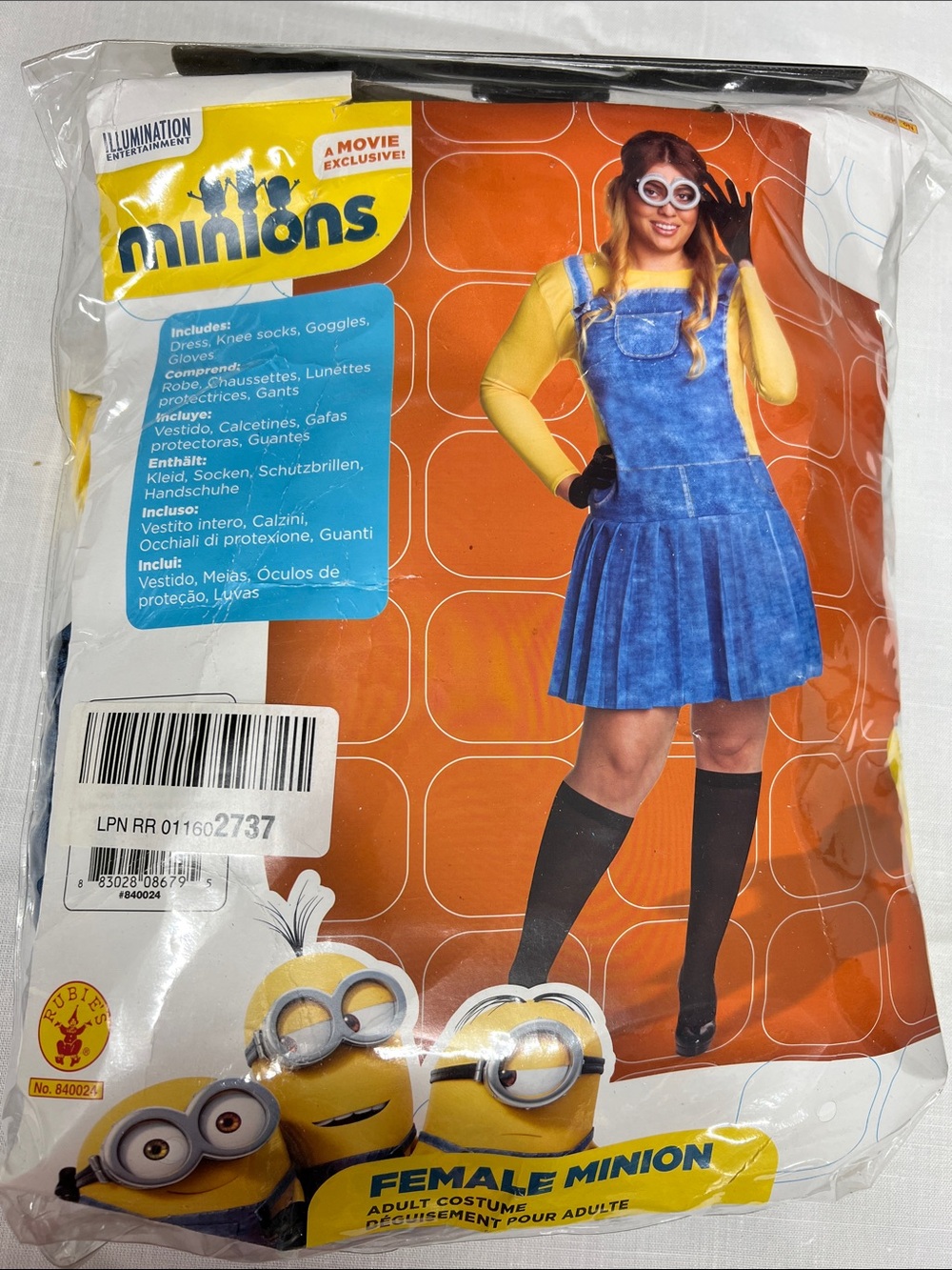 Rubie's Minions Halloween Costume - Blue & Yellow